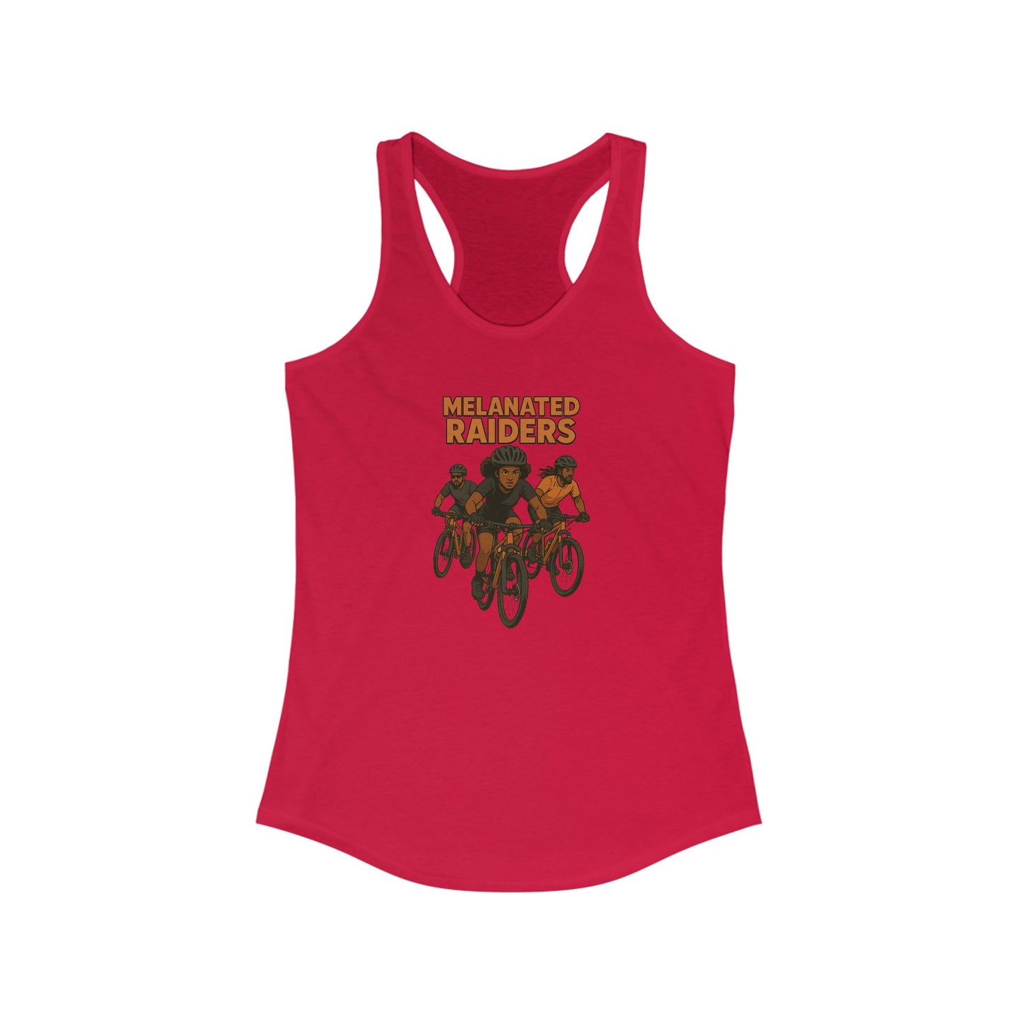 Melanated Raiders Women's Racerback Tank