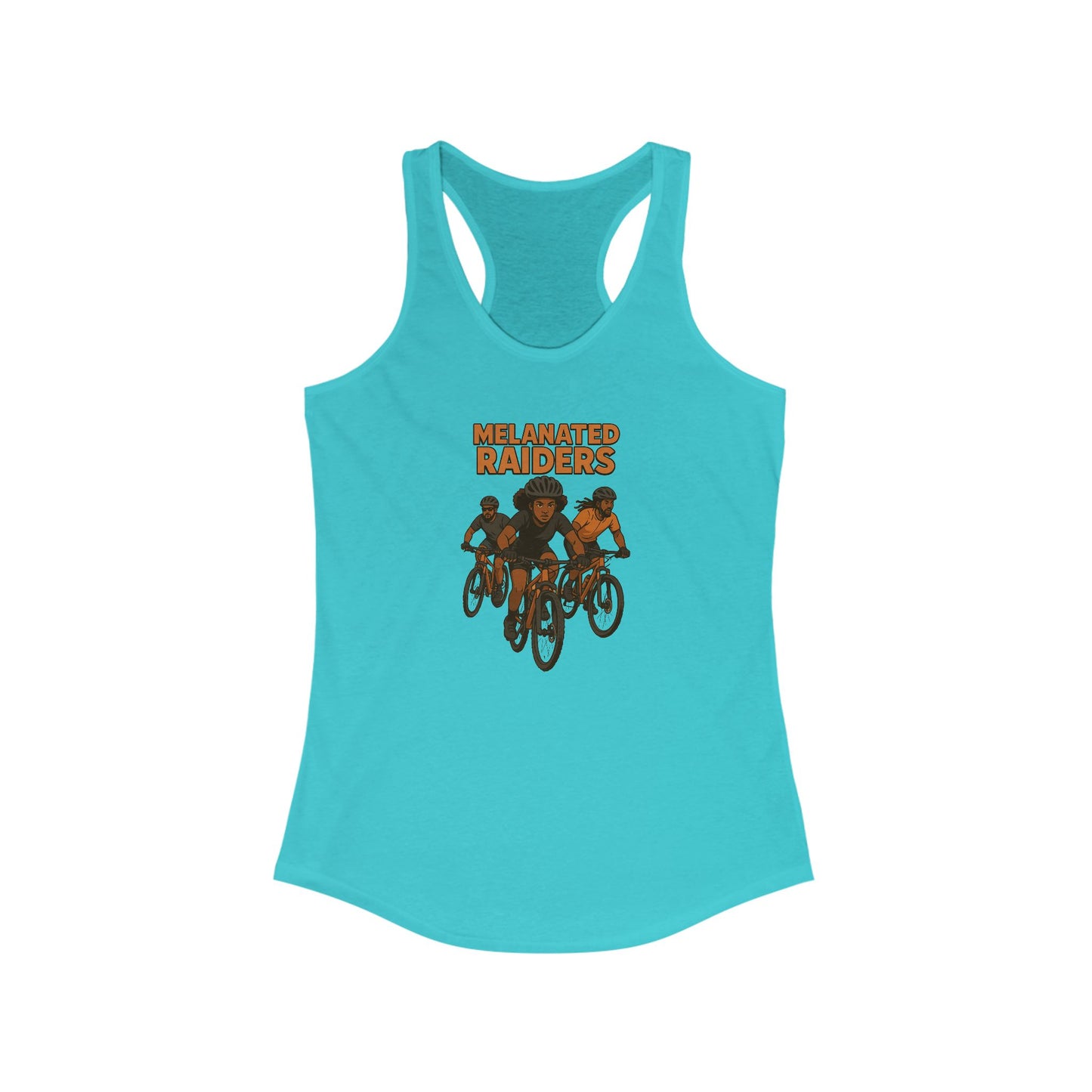 Melanated Raiders Women's Racerback Tank