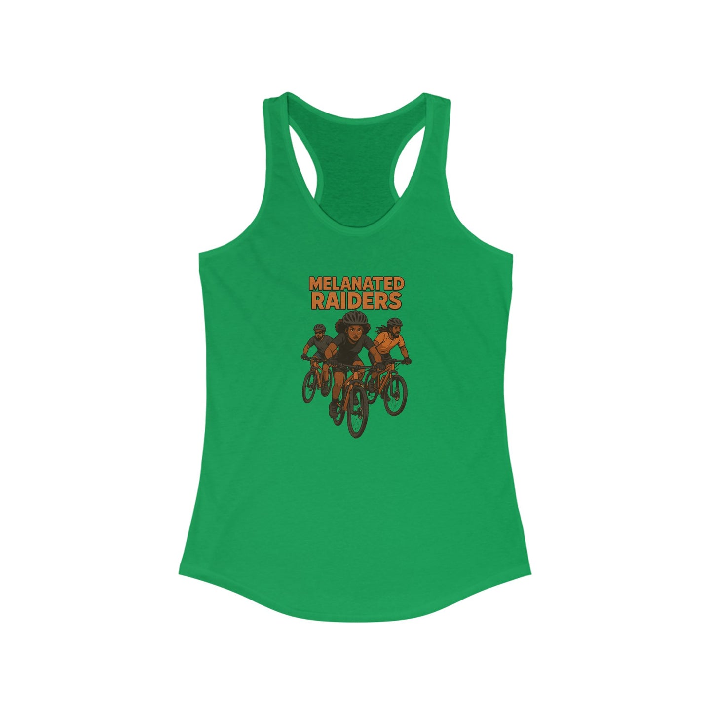 Melanated Raiders Women's Racerback Tank