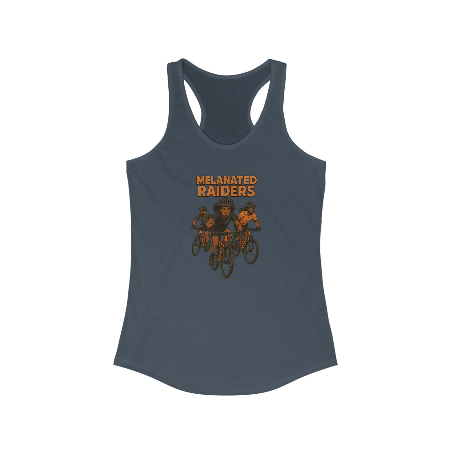 Melanated Raiders Women's Racerback Tank