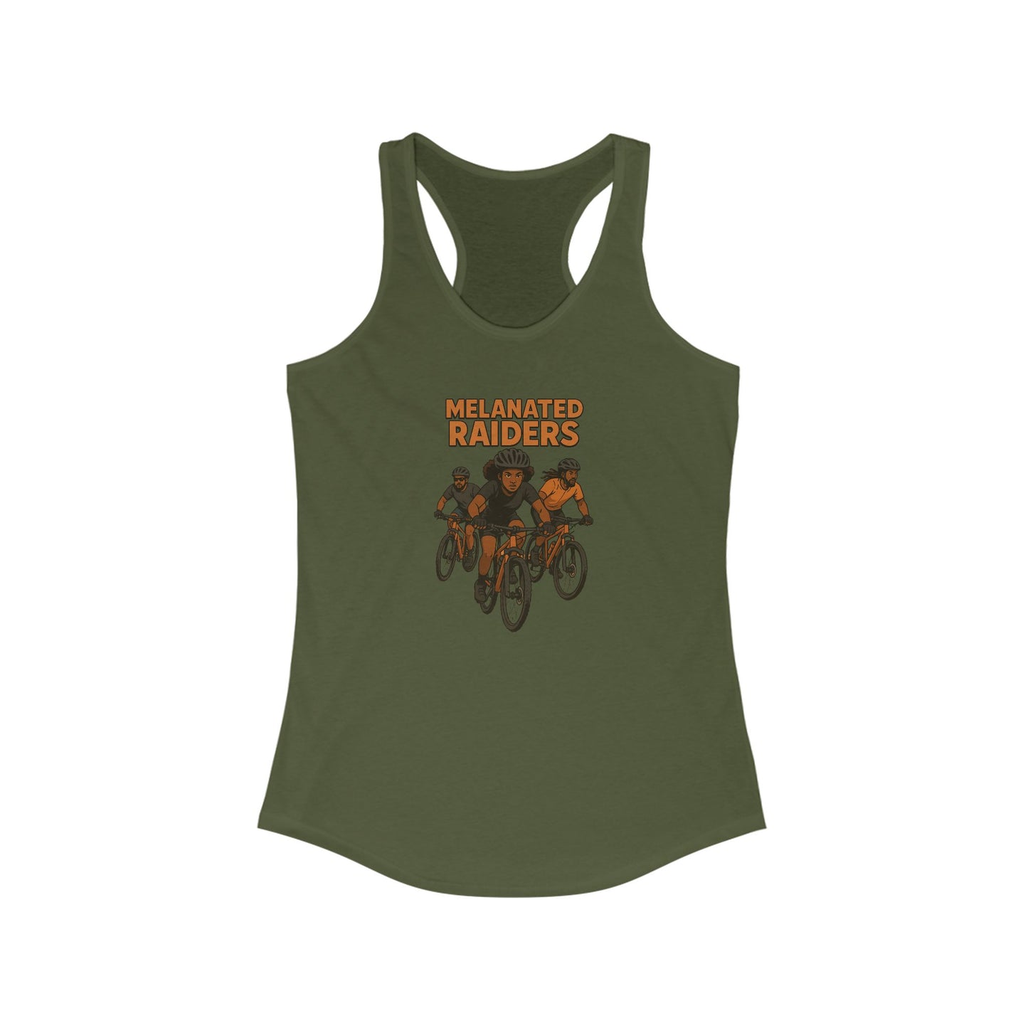 Melanated Raiders Women's Racerback Tank