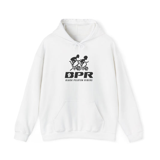 Cycling Hoodie — BPRR Black Pedal Ride Graphic Pullover